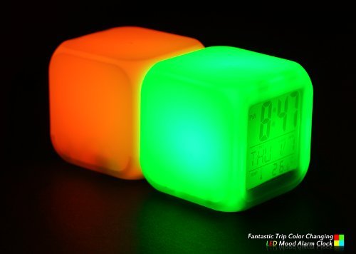 Fantastic Trip Color Changing LED Mood Alarm Clock N3