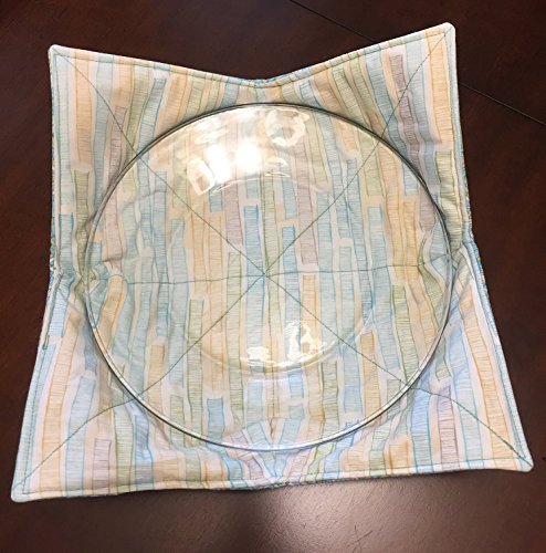Multi color maze,handmade, Hot Cold Plate Cozy,Microwave Plate Cozie,Fabric Trivet,Hot pad,Pot Holder,Cotton Fabric...