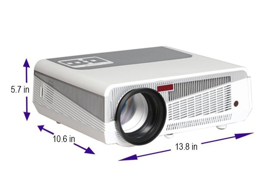 OEM L4 LED LCD (HD 720p) Video Projector - International Version - White (FP1276L4W-IV) N4