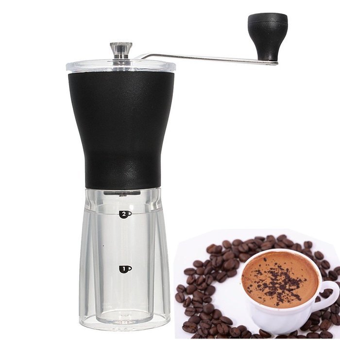INSMA Mini Mill Grinder Coffee Grinder Cafe Maker Ceramic Slim DIY Coffee N5