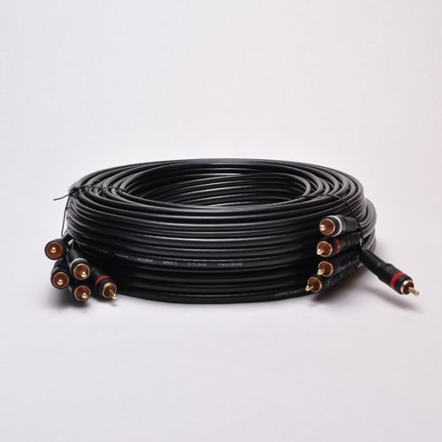AYA 20Ft 5-RCA Component Video/Audio Coaxial Cable (RG-59/U) for HDTV DVD VCR N2