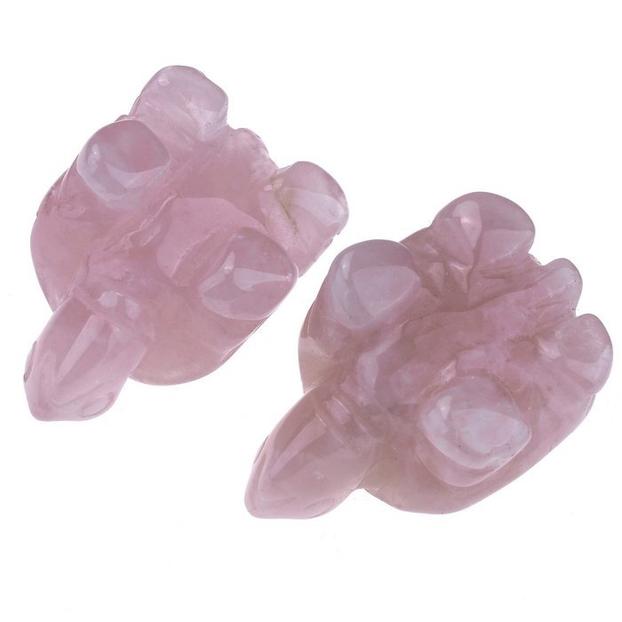 JOVIVI 1pc Natural Carved Gemstones Tortoise Figurine 1.5'' Room Decoration, with Gift Box (Opalite) N5