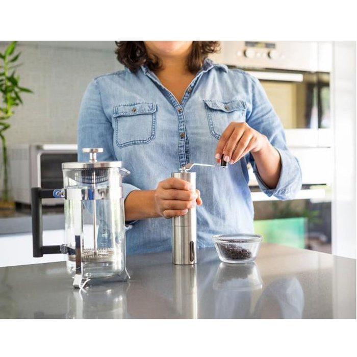 Lavinrose Manual Coffee Grinder for Pour Over, French Press, Espresso & Drip Coffee Brewing - Stainless Steel... N5