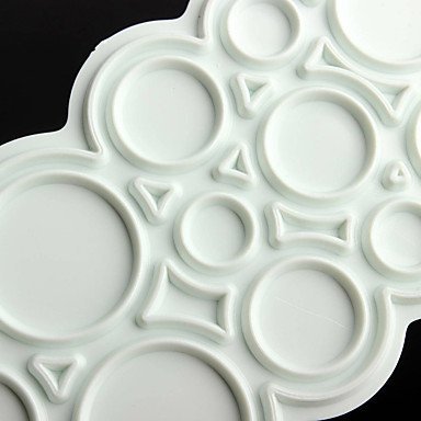 Sher 2pcs Fondant Sugarcraft Decorating Cookies Mold Cake Cutter Lace Flower Tool N3