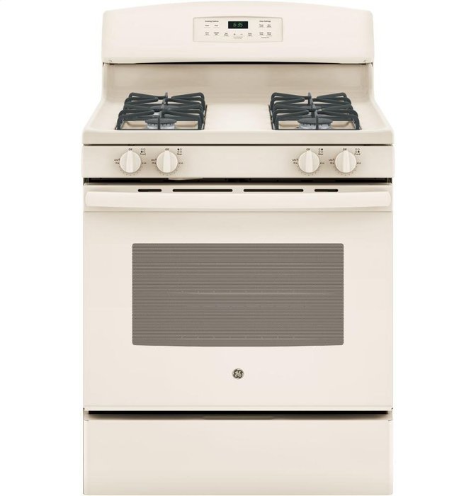 GE JGB635DEKCC 30" Freestanding Gas Range in Bisque