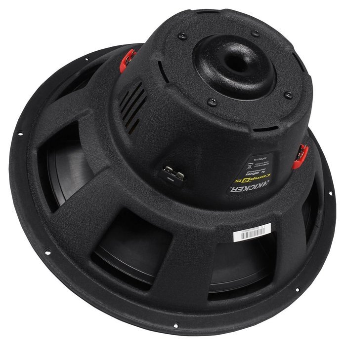 Kicker 40CWD154 CompD 15" 1200W Car Audio Subwoofer+Sealed Sub Box Enclosure N3