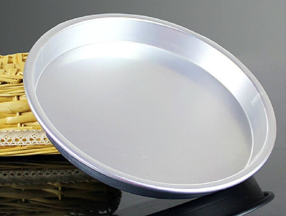 Rykey Round Aluminum Cake Pan / Deep Dish Pizza Pan (16.5*2.5cm)