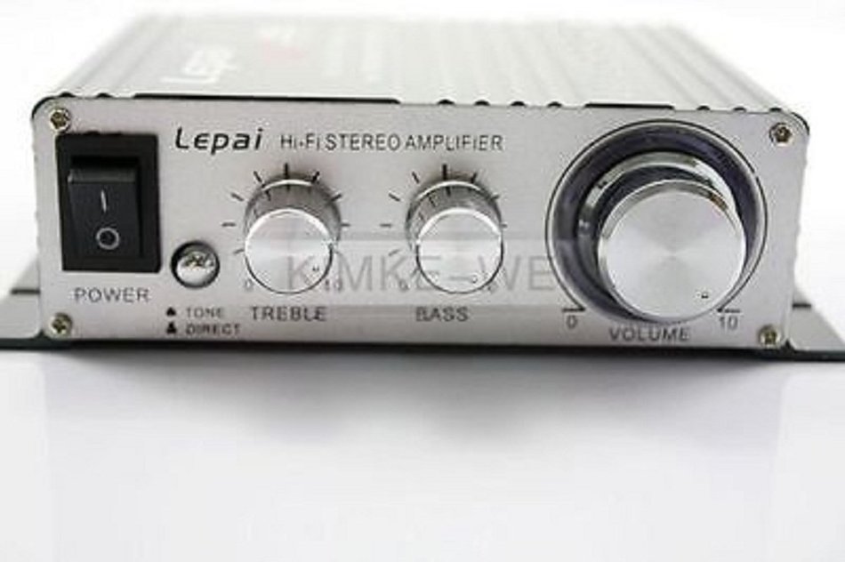 700W 12V Mini Hi-Fi Stereo Digital Amplifier mp3 iPod home + Power + audio cable N7