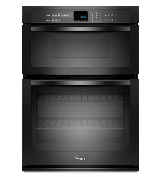 Whirlpool WOC54EC0AB 30" Black Electric Combination Wall Oven N2
