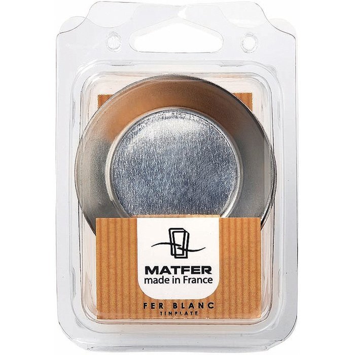 Matfer Bourgeat Tinplate Deep Small Tart Pan, 2.12", 25PK 343563 N2