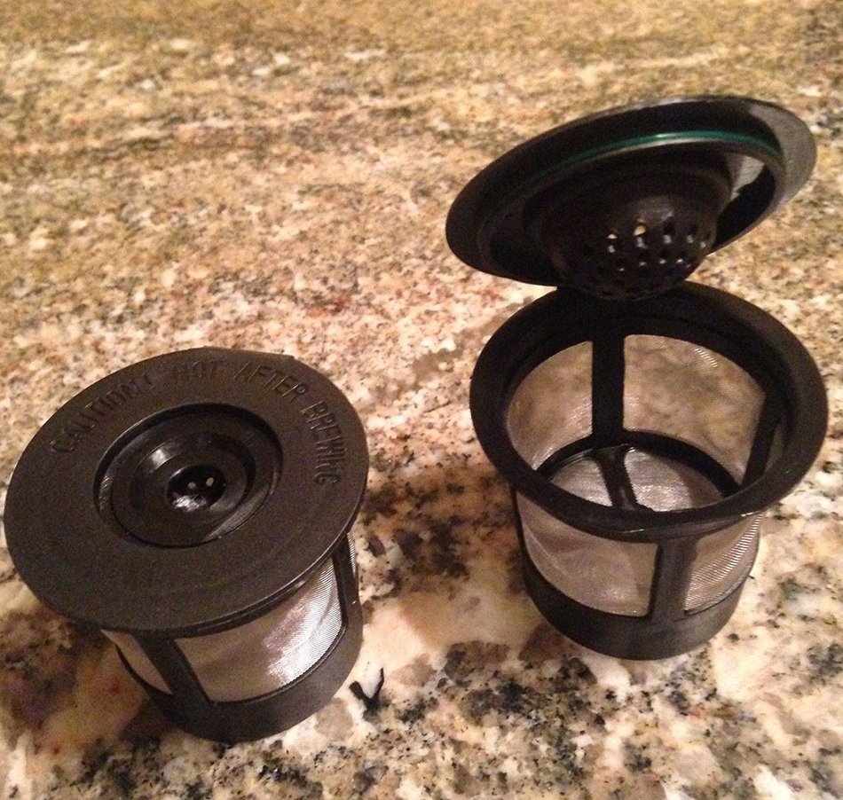 2 x Own Coffee Reusable Keurig Solo Filter Pod K-Cup BVMC kG6 Mr Coffee KG5 N2