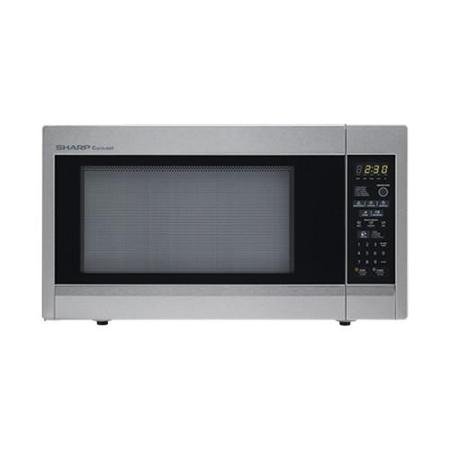 Sharp 1.8 Cu.ft, 1100w Full-size Countertop Microwave - Single - 1.80 Ft - 1.10 Kw - Stainless Steel (r551zs) N2