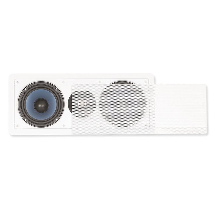 Blue Octave LLCR6 In Wall 3 Way Speaker Dual 6.5" Home Theater Surround 4 Speaker Set N6