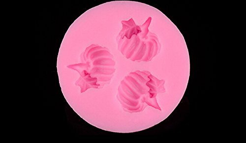 Fashionclubs Silicone Halloween Pumpkins Chocolate/Fondant/Candy Mold Dia 4.8cm