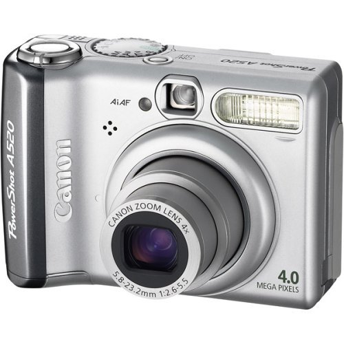Canon Powershot A520 4MP Digital Camera with 4x Optical Zoom (OLD MODEL) N3