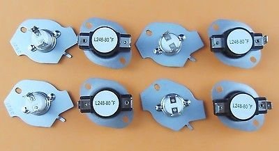 279769 3390291 3977394 WHIRLPOOL KENMORE DRYER THERMAL CUT-OFF KIT 4 PACK