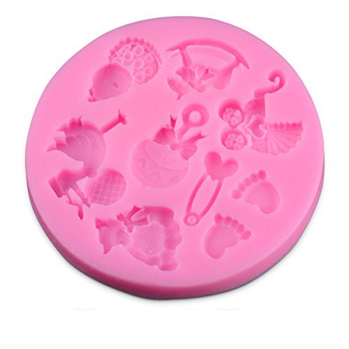 Cartoon Animal Shaped Food Grade Silicone Mold by uGen! Soap Ice Cake Mold. Sugarcraft Chocolate Candy Fondant...