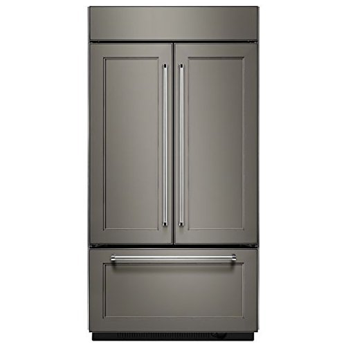 KitchenAid&reg; 24.2 Cu. Ft. 42" Width Built-In Panel Ready French Door Refrigerator with Platinum Interior Design