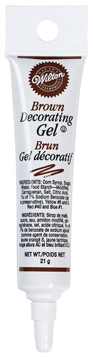 Wilton Piping Gel - Brown - Tube