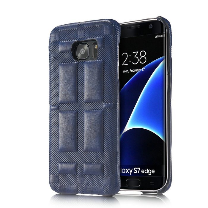 SAMSUNG GALAXY S7EDGE CASE ,Aroko Phone Case, Handmade Pu Leather Hard S7edge Only! Phone Case, Fashion Genuine... N43