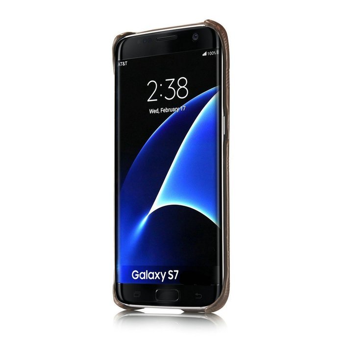 SAMSUNG GALAXY S7EDGE CASE ,Aroko Phone Case, Handmade Pu Leather Hard S7edge Only! Phone Case, Fashion Genuine... N49