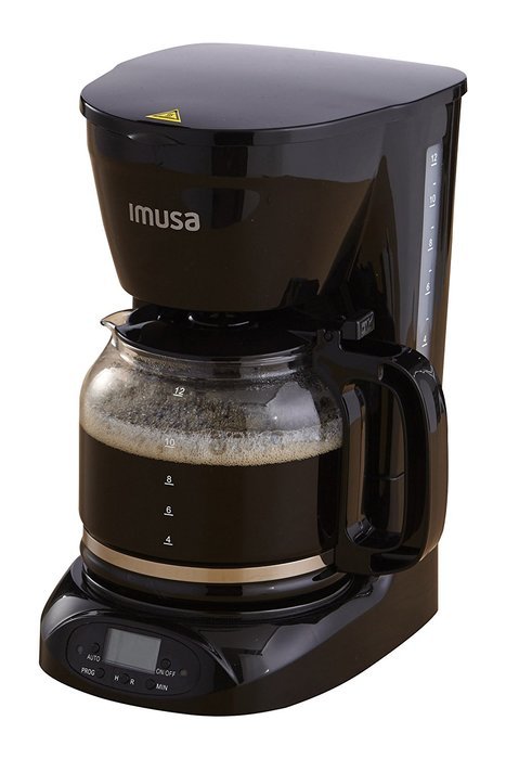 IMUSA USA GAU-18210B 12Cup Programmable Coffeemaker, , Black N3