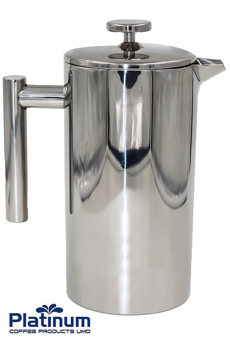Platinum French Press Coffee Stainless Steel Double Wall 1000ml / 34OZ 1 Liter Insulated Double Wall. Makes 8... N4