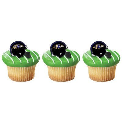 Baltimore Ravens Cupcake Rings 24 Count