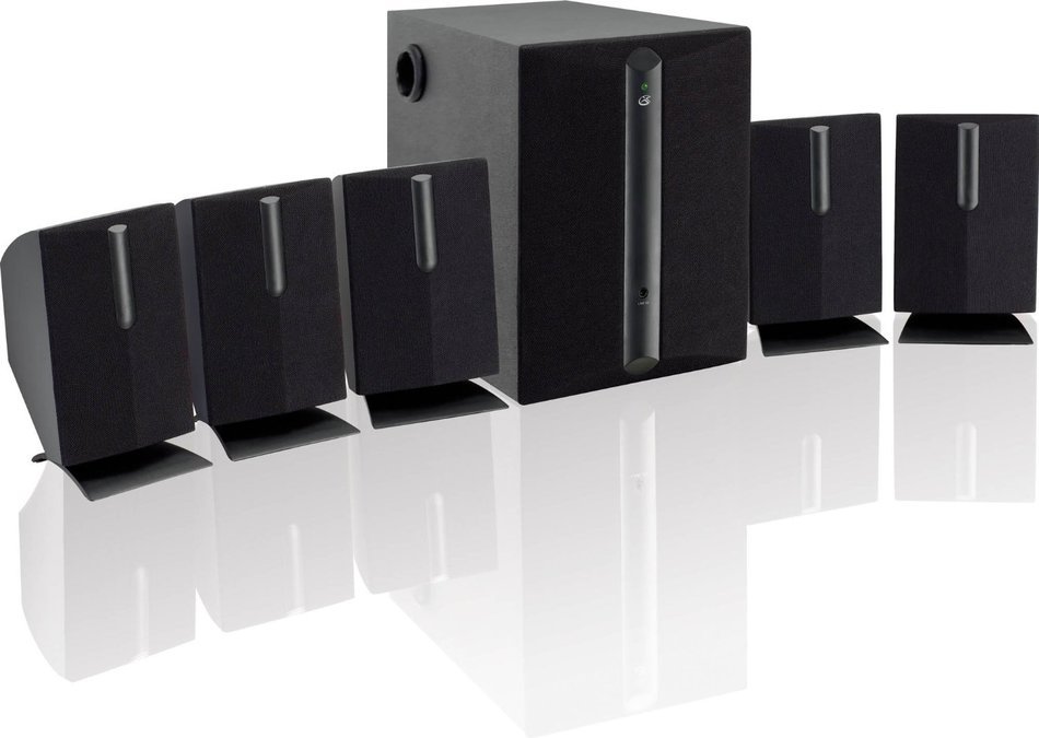 iLive HT050B 5.1 Channel Home Theater Speaker System (Black)