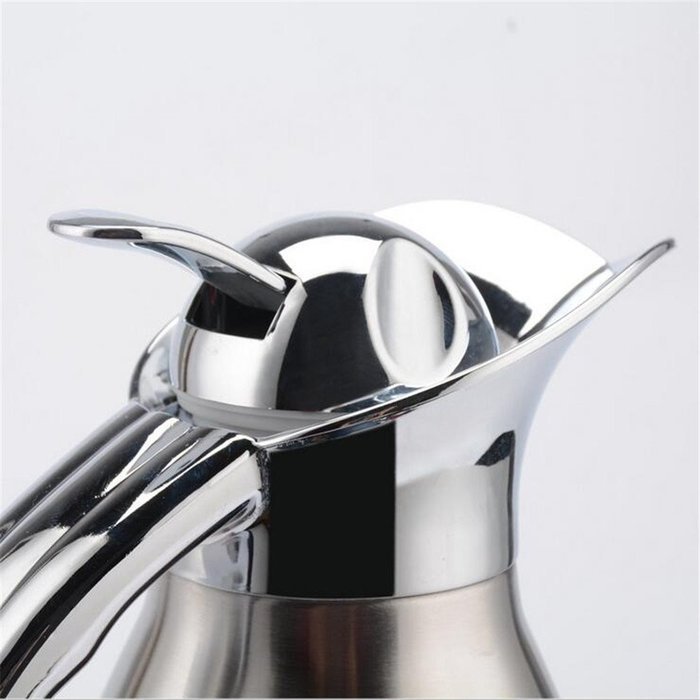 MEGOOD 1.5L Stainless Steel Coffee Pot with Tea Leakage Home Vacuum Insulation Kettle(Pink) N9