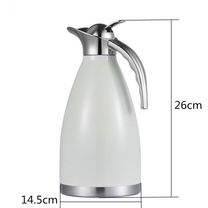 MEGOOD 1.5L Stainless Steel Coffee Pot with Tea Leakage Home Vacuum Insulation Kettle(Pink) N11
