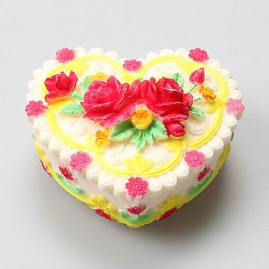 Y&XL&H The heart-shaped rose Clay Resin Jewelry Box Chocolate Silicone Molds,Decoration Tools Bakeware N3