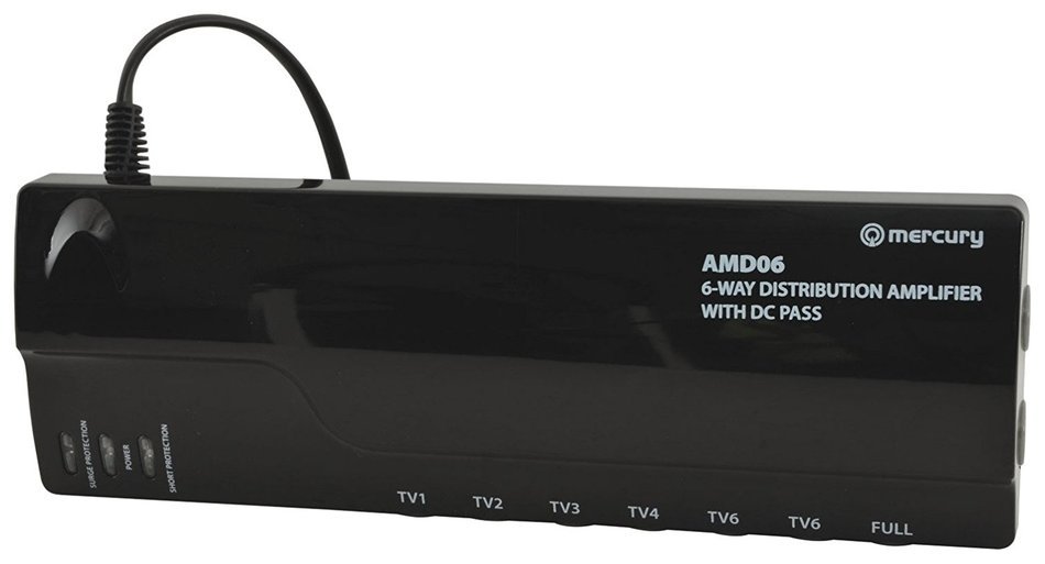 6 Way VHF/UHF Distribution Amplifier