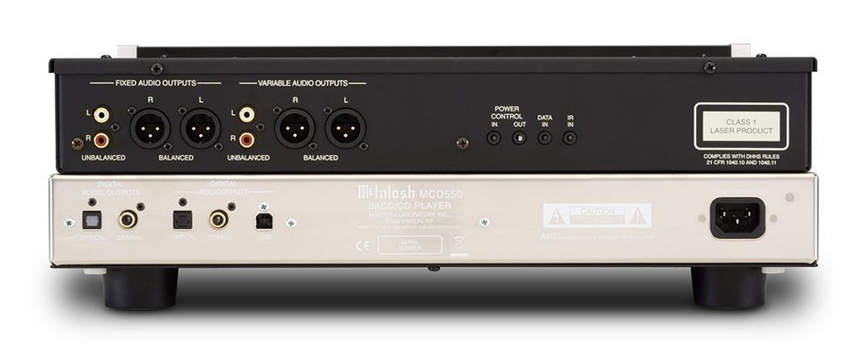 McIntosh Labs SACD/CD Home CD Player, Black (MCD550) N4