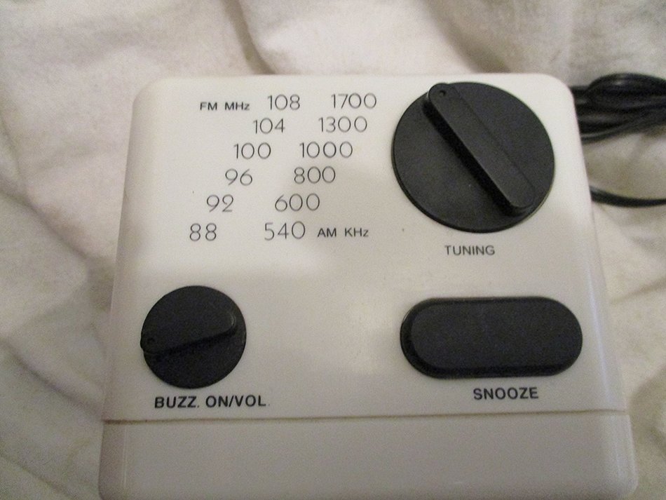 Portable Am/fm Alarm Clock Radio with Led Display N2