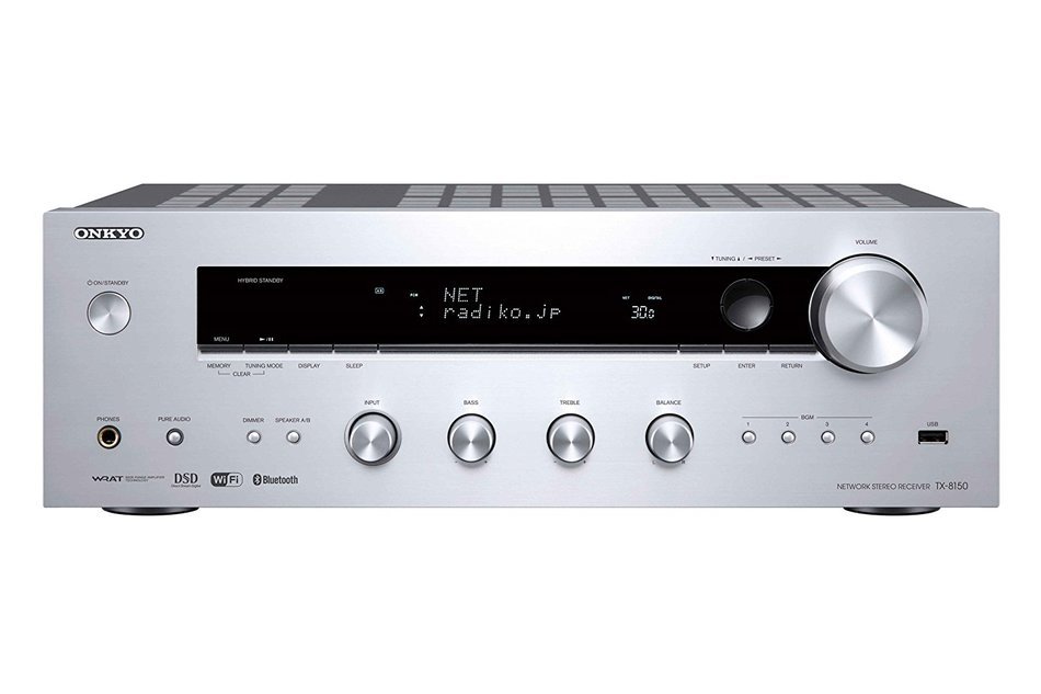ONKYO network stereo receiver hi-res sound source corresponding Silver TX-8150 (S) N3