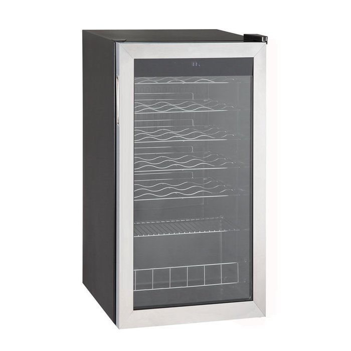 SMAD 35 Bottle Freestanding Compressor Wine Cooler,Black