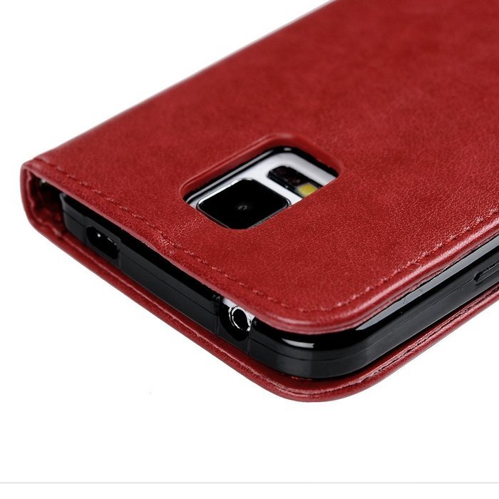 S5 Case,Samsung Galaxy S5 Case (i9600) - Wallet Embossed Flower Tree PU Leather Soft TPU Inner Cover with Magnetic...