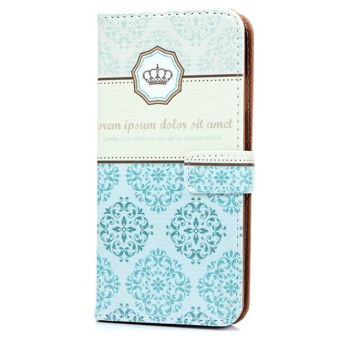 iPhone 7 Case (4.7 inch) - Wallet Folio Flip Premuim PU Leather Case Colorful Print Design with Stand Magnetic... N35