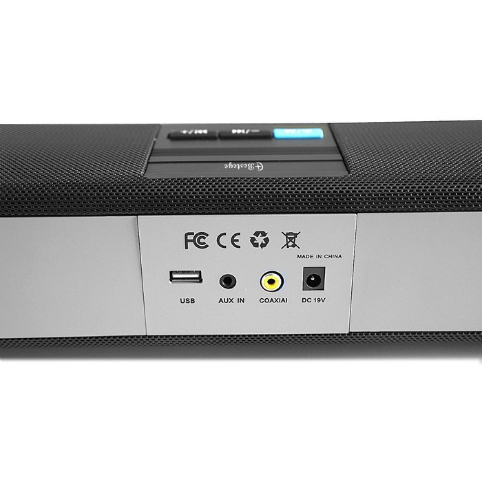 Besteye Indena Wireless Bluetooth Sound Bar Speaker 60W HIFI Speakers with IR Remote Control Coaxial Input 2.1... N5