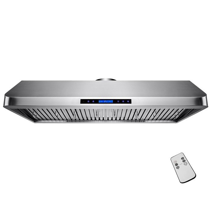 AKDY 30"/36"/42"/48"/53" Stainless Steel Under Cabinet LED Display Touch Control Panel w/ Remote Control Stainless...