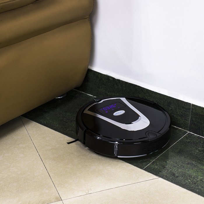 Infitary Robotic Vacuum Cleaner with Self Charging, Drop Sensing, Time Setting，Auto/ Spot/ Edge/ Scheduled/ Cruise... N5