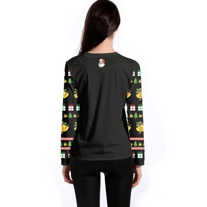 Sweatshirt,Morecome Women Long Sleeve Pullover Sweatshirt Santa Claus Christmas Tops N16
