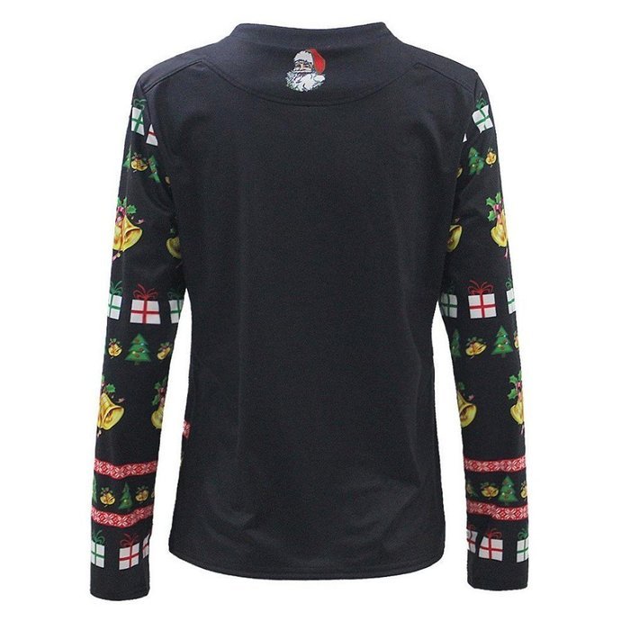 Sweatshirt,Morecome Women Long Sleeve Pullover Sweatshirt Santa Claus Christmas Tops N17