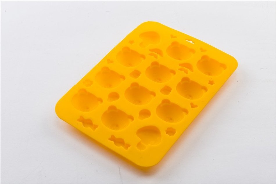 Multi-hole Silicone Lovely Bear Chocolate Ice Mold Cake Baking Mould Cartoon