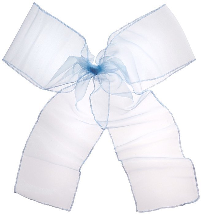 LinenTablecloth Organza Sash (10-Piece) Eggplant N3