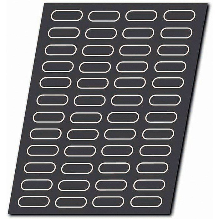 Matfer Bourgeat Silicone Silform, Mini Eclair Baking Molds, 48 Cups 337006