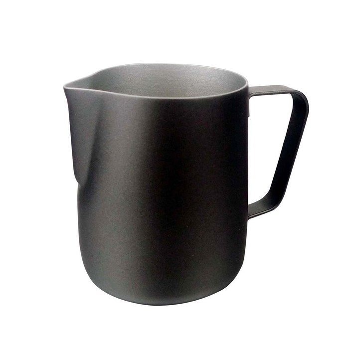 MING 600ML Non-stick Stainless Steel Latte Espresso Cappuccino Milk Jug Frothing Pitcher - Black N7
