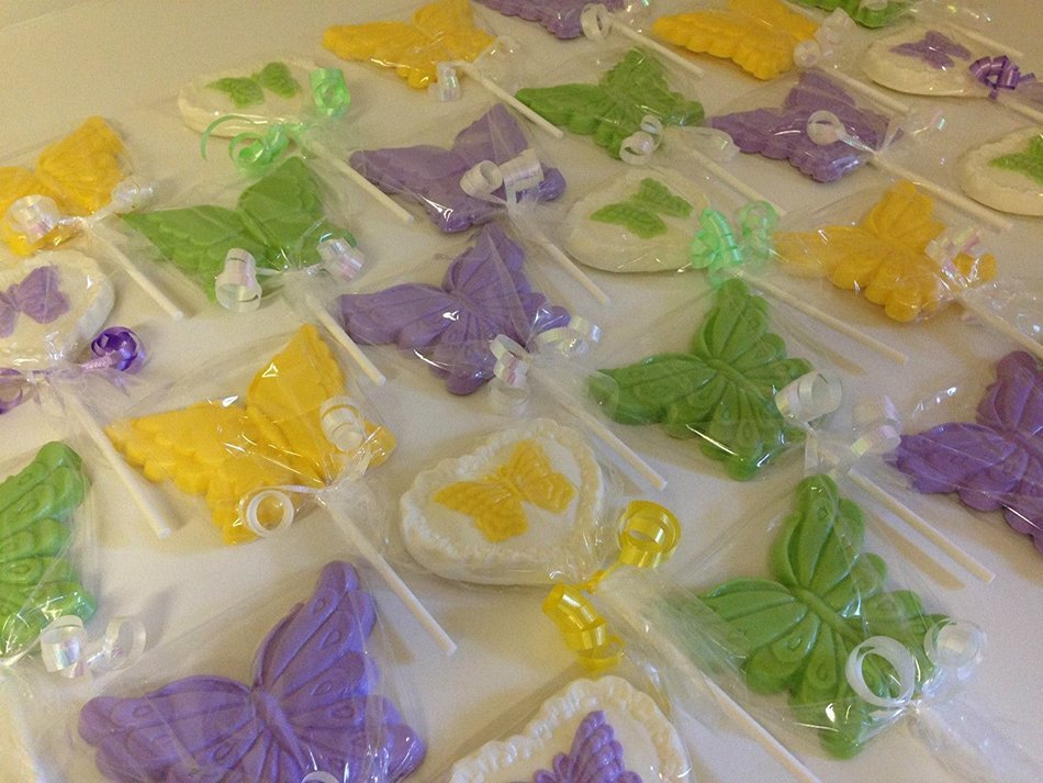 Large Butterfly Lollipop AO181 All Occasion Chocolate Candy Mold