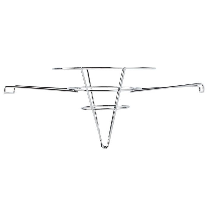 Winco Fryer Filter Stand, Chrome Plated and Rayon Cloth Filter Cones for Fryer Filter, 10pcs/box